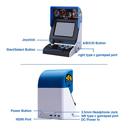 40 Pre-Loaded Classic SNK Games Arcade and Black Gamepad Z976
