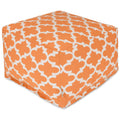 Peach Trellis Large Ottoman H735