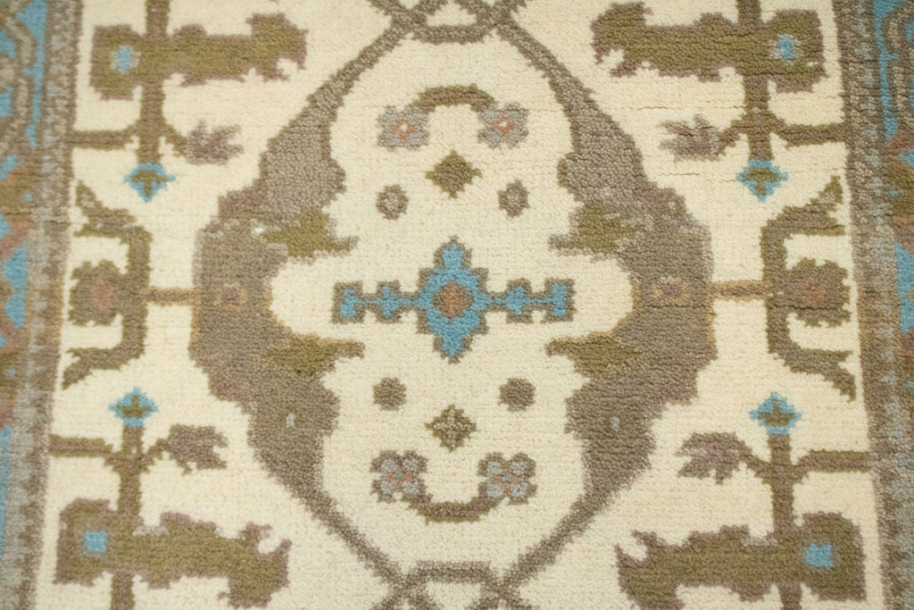 Cream Floral 3X5 Oriental Rug X61951