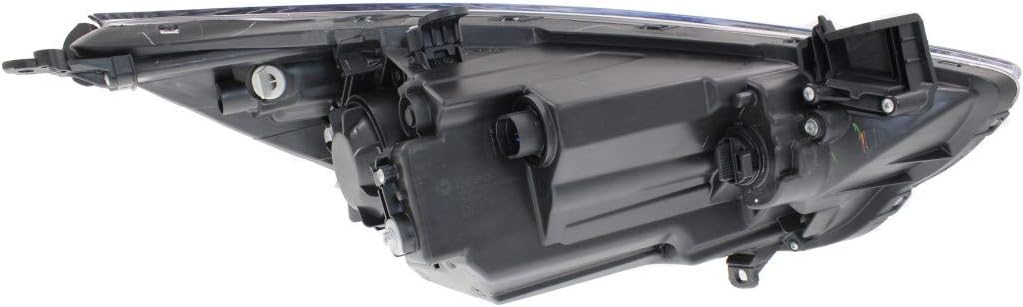 2015 2016 2017 Hyundai Accent Headlight Assembly Driver Side Black Housing U74366