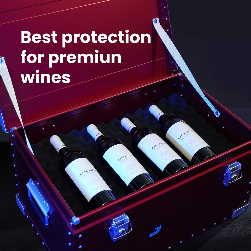Red Aluminum Hard Protective Carrying Case A1843