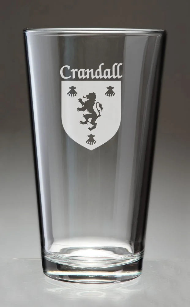 Irish Coat of Arms Pint Glasses Set of 4 W8705