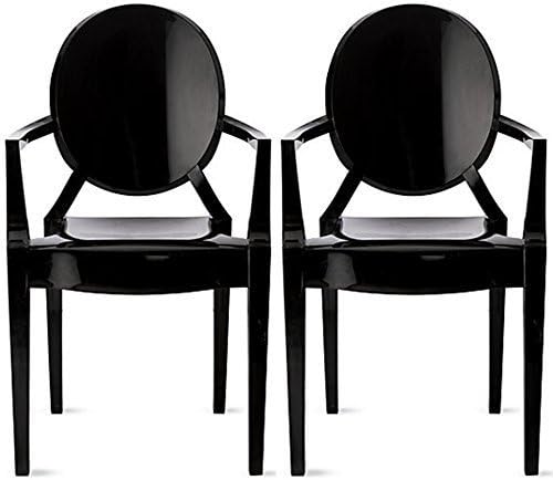 Set of 2 30” Clear Polycarbonate Bar Stool J61399