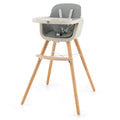3 in 1 Convertible Wooden High Chair Beige W353131