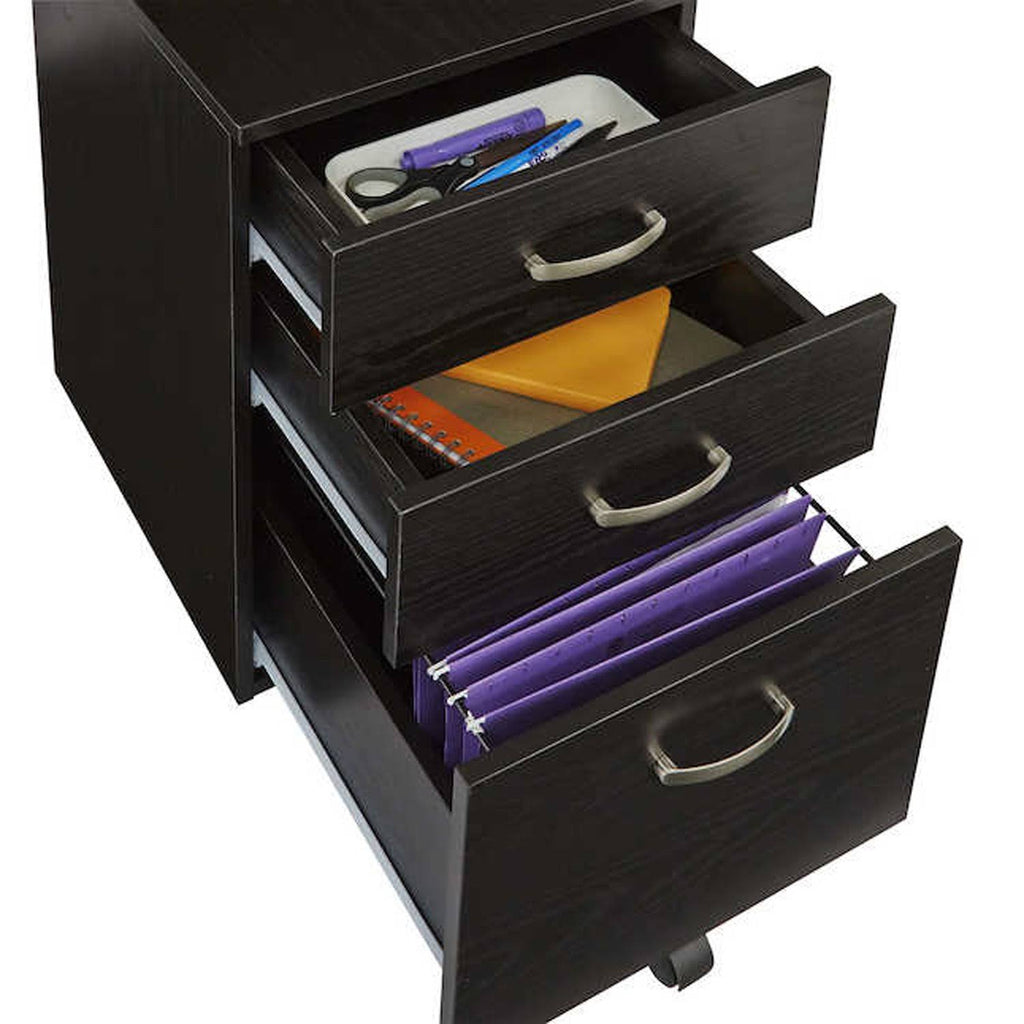 Natural Mobile Filing Cabinet H19703