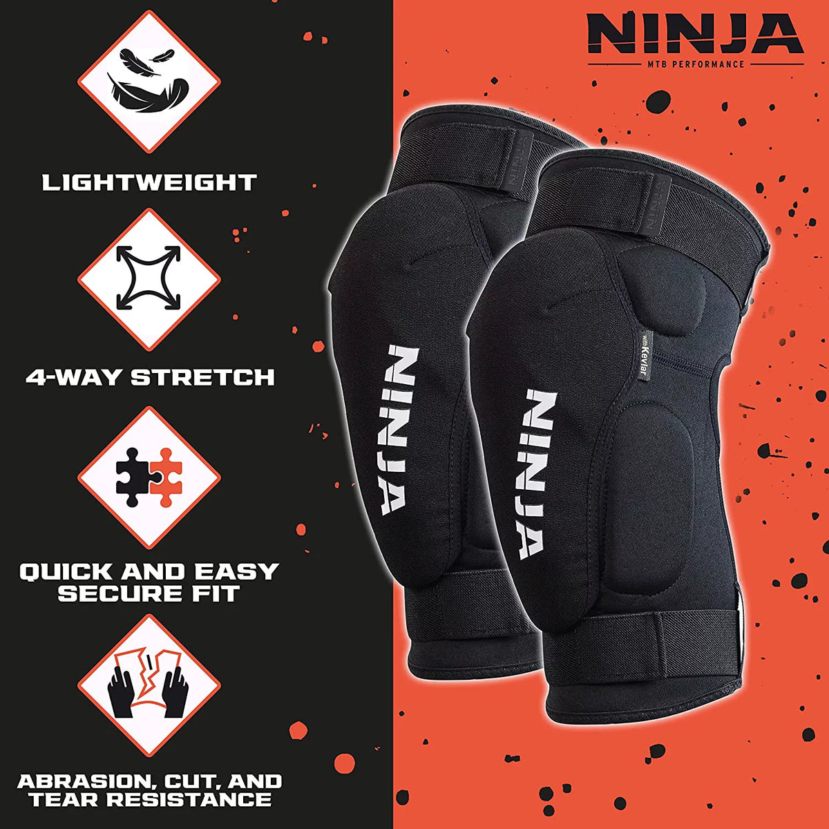 Heavy Duty Knee Pads Sleeve (L) O87426