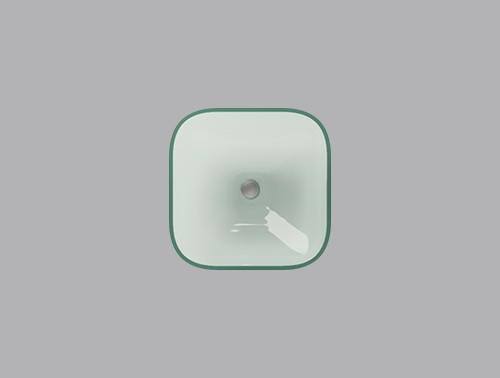 Glass Square Vessel Sink M3757