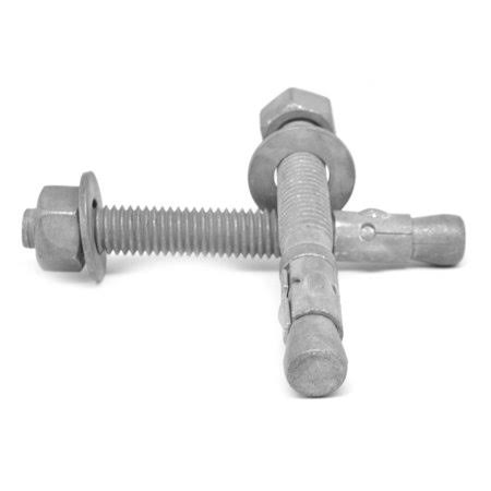 1/2 inch-13 x 5 1/2 inch Coarse Thread Wedge Anchor Low Carbon Steel Hot Dip Galvanized Pk 120 N8154