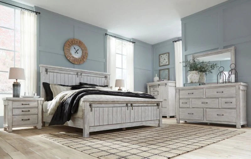 White Nightstand M14468