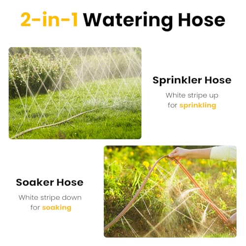 20 ft 2 Pack Soaker Hose with Holes D6504