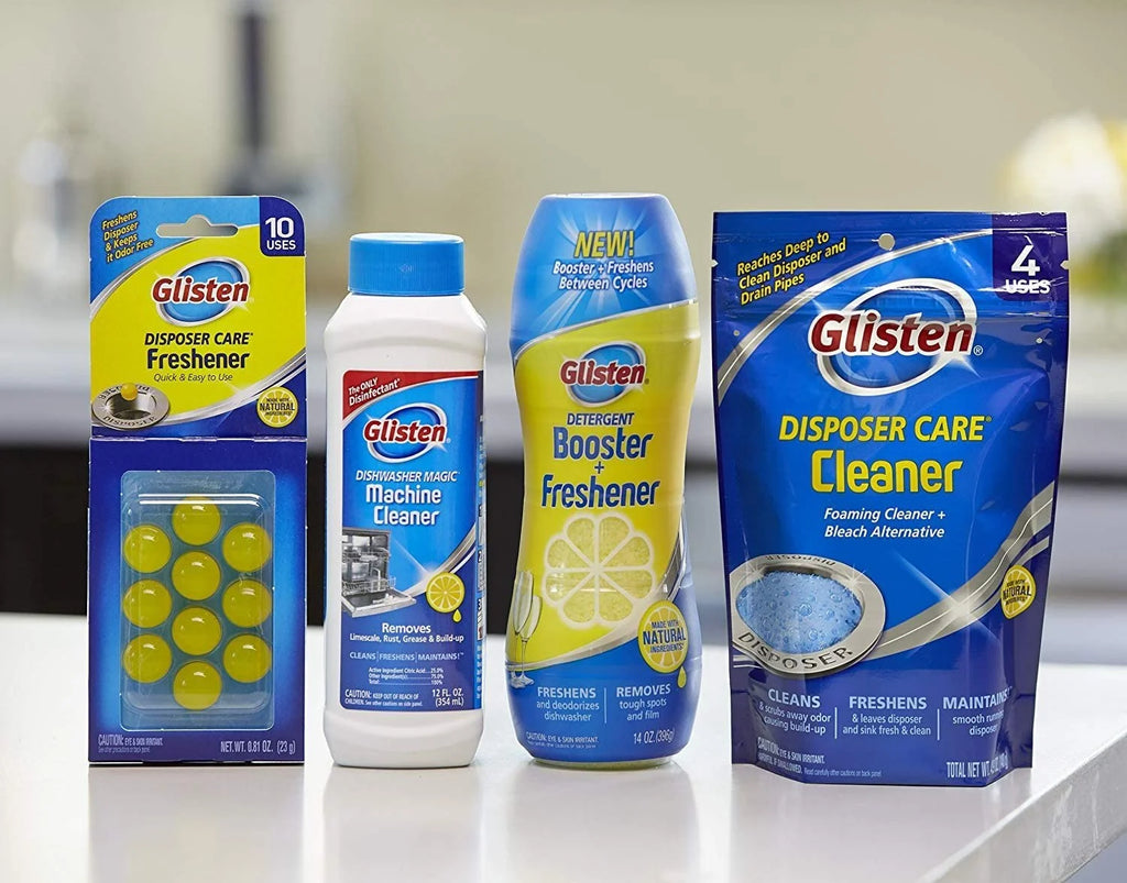 Dishwasher Cleaner & Disinfectant Fresh Lemon 12 Ounce Pack of 3 Y661