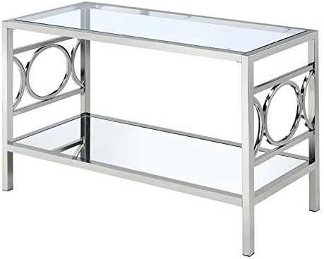 Contemporary Metal 1-Shelf Console Table N94898