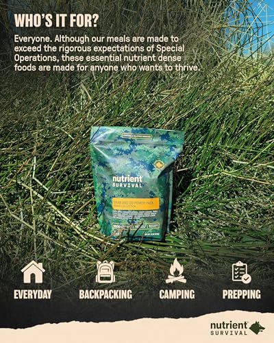MRE Bravo Grab and Go Power Pack (8 Servings) Ready to Eat Meals, Freeze Dried Emergency Food Supply G182