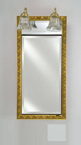 Recessed Single Door Cabinet with Traditional Lights R421