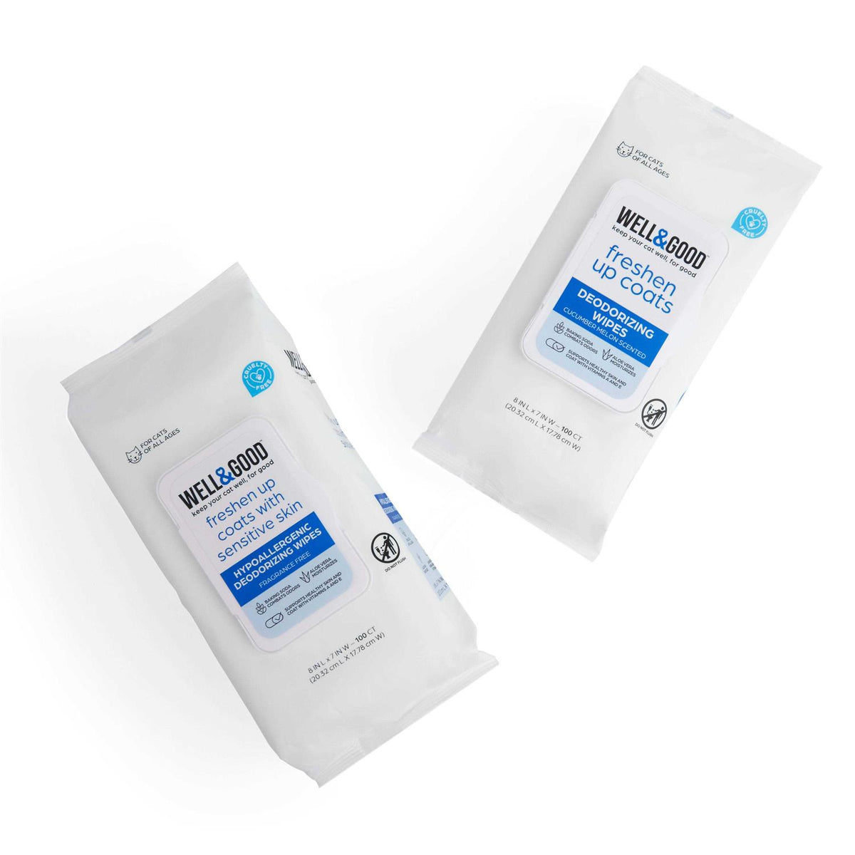 Unscented Hypoallergenic Cat Wipes K787414