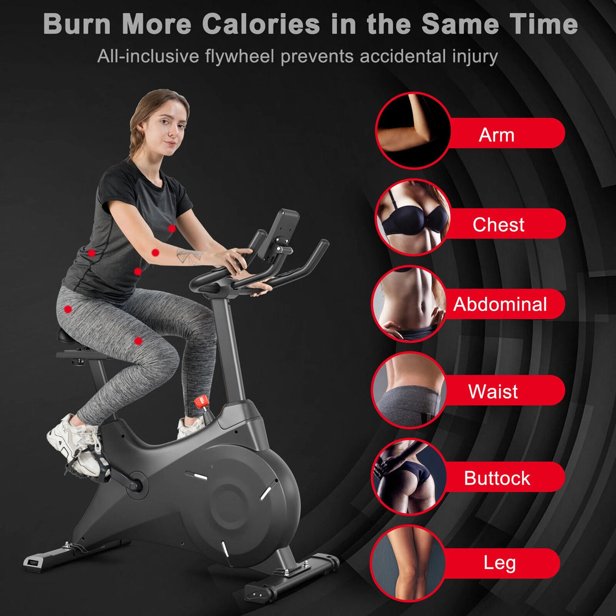Magnetic Resistance Stationary Exercise Bike P56058