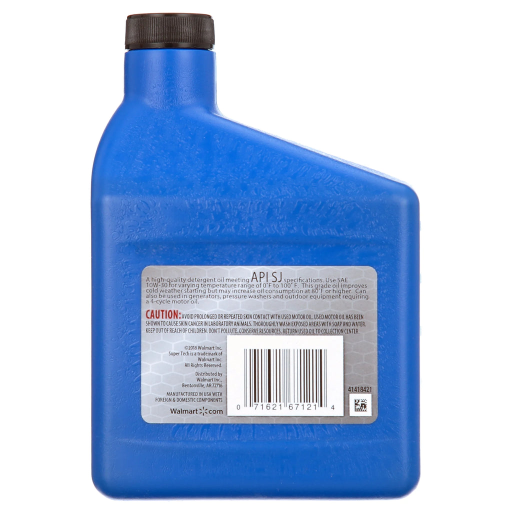 10W-30 Lawn Mower Oil 20 oz Bottle L147