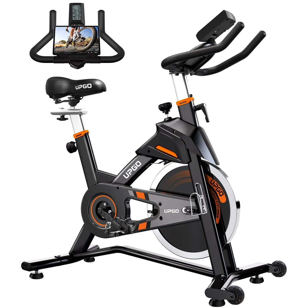 Indoor Cycling Stationary Exercise Bike with 330LBS Capacity L5412