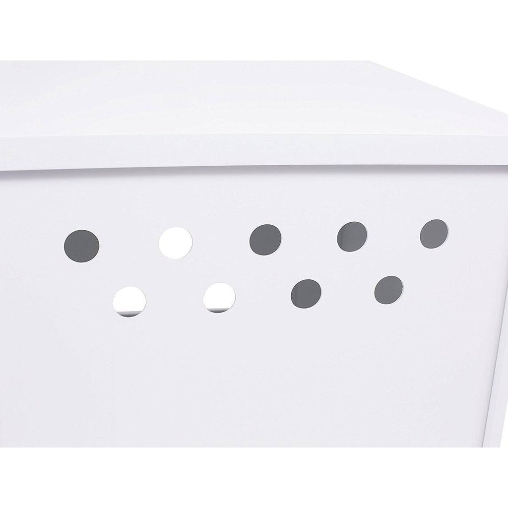 White Decorative Cat House Side Table O84223