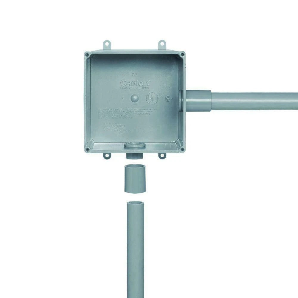 Gray PVC Junction Box (Case of 3) I274867