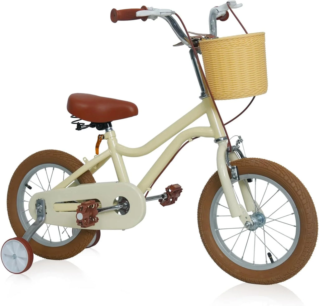 16 inch Kids Bike with Training Wheels and Basket G683
