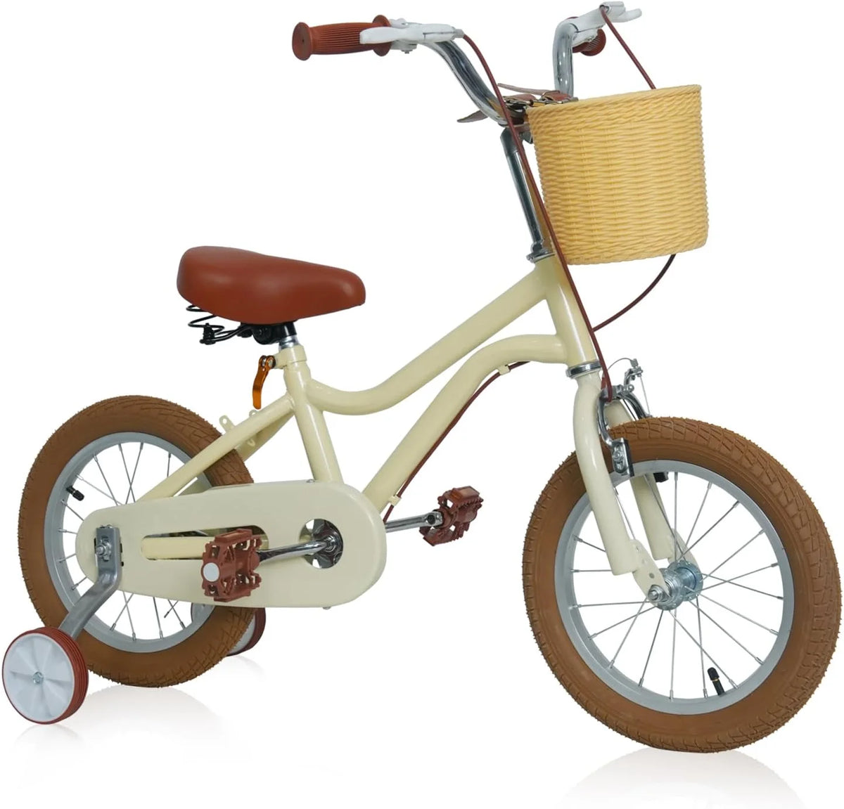 16 inch Kids Bike with Training Wheels and Basket G683