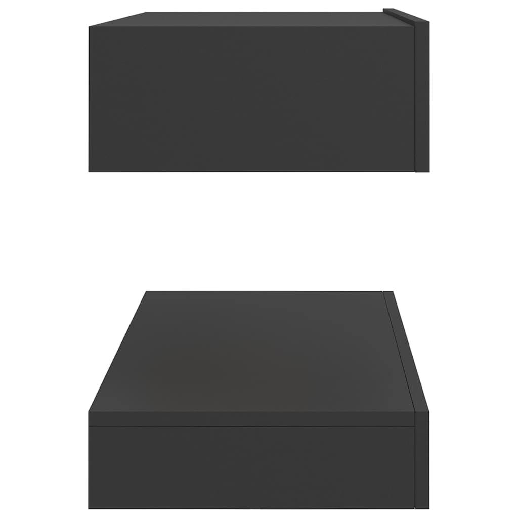 Gray TV Cabinet with LED Lights T9323