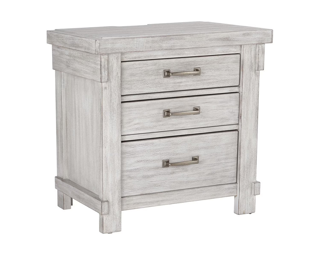 White Nightstand M14468