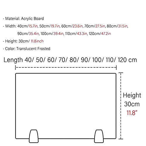 Acoustic Desk Privacy Panel (40x30cm) L241751