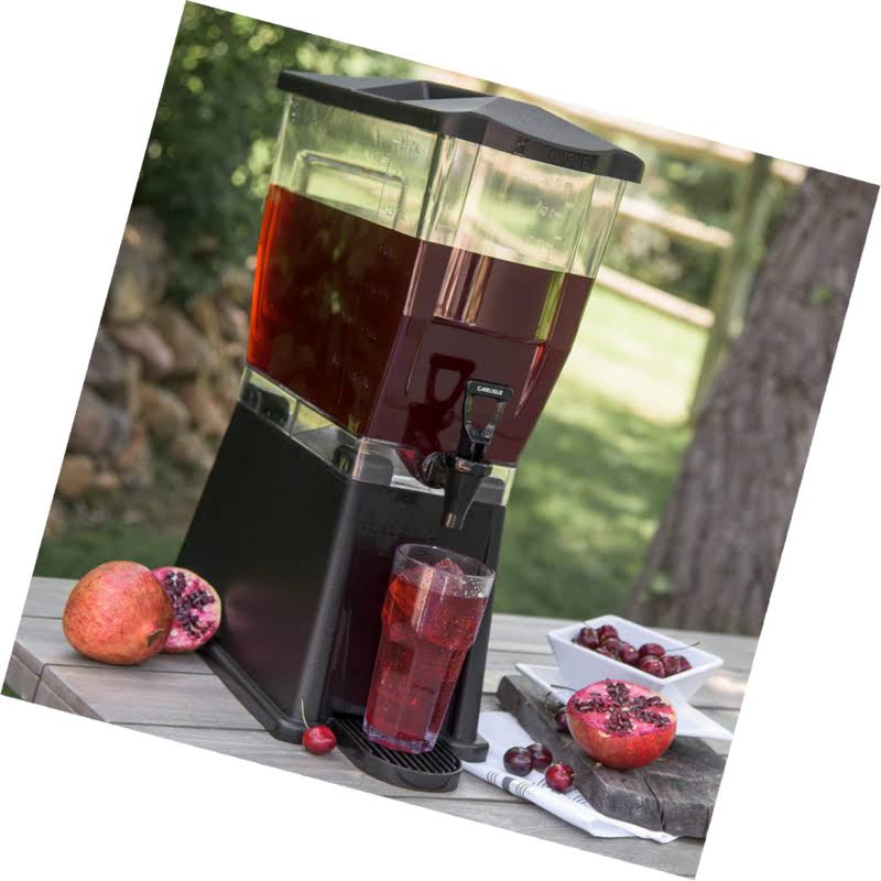 3 Gallon Black Beverage Dispenser X78027