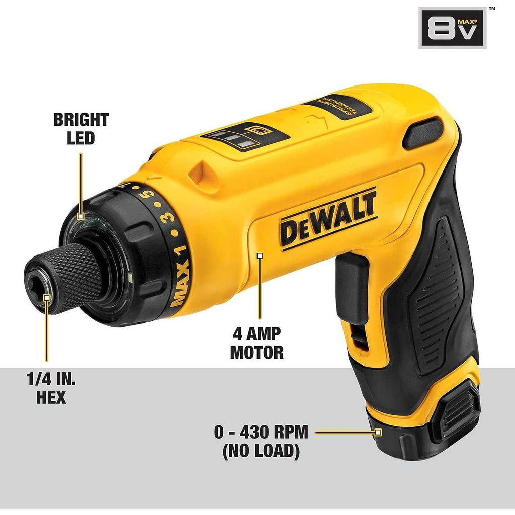 8V MAX Gyroscopic Cordless Screwdriver R906