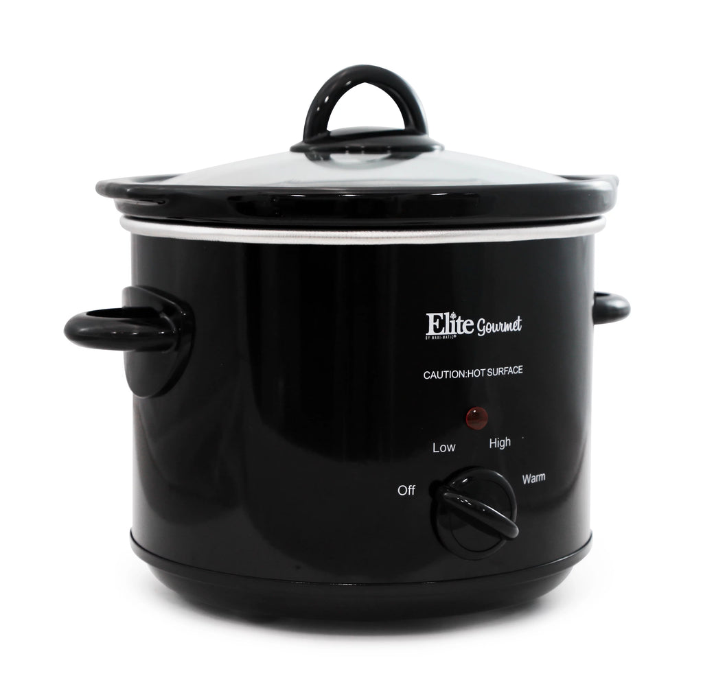 3-Quart Black Slow Cooker A7311