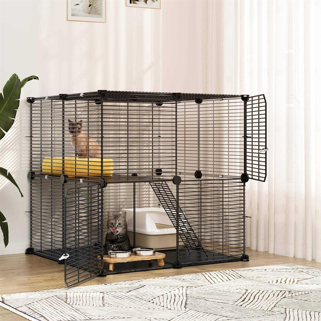 2 Tier Metal Cat Cage S183731