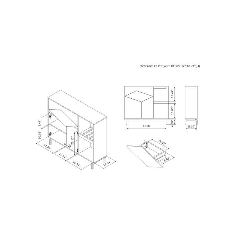 Espresso Wood Buffet E30988