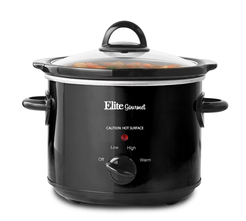 3-Quart Black Slow Cooker A7311
