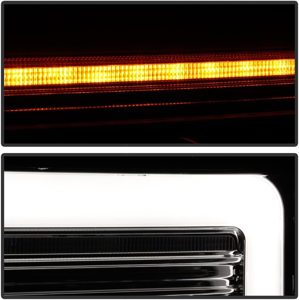 Chrome LED Projector Headlights H20906
