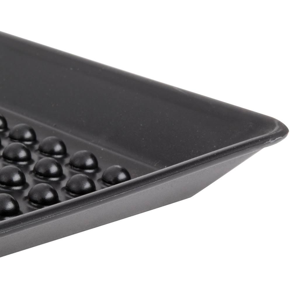 Charcoal Polypropylene Pizza Tray - 12/Case H779615