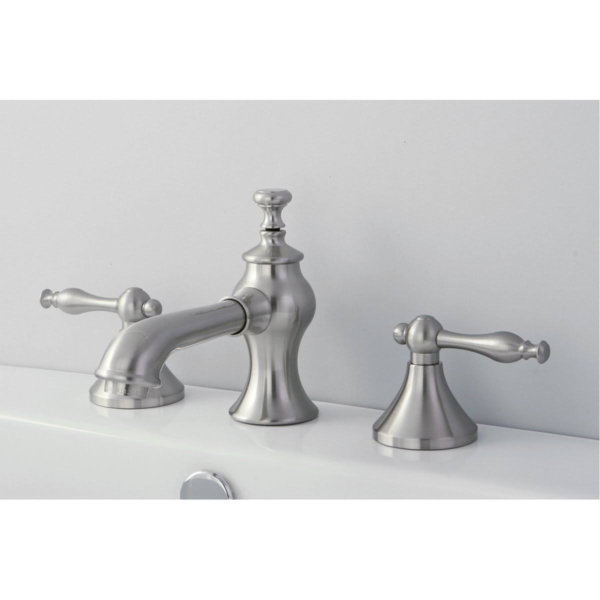 Brushed Nickel Widespread Bathroom Faucet Y358870