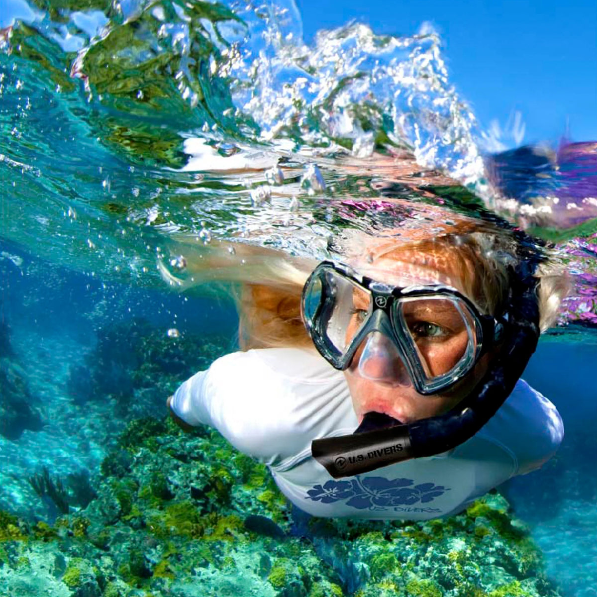Mask, Snorkel, Fins/Bag Set U6238