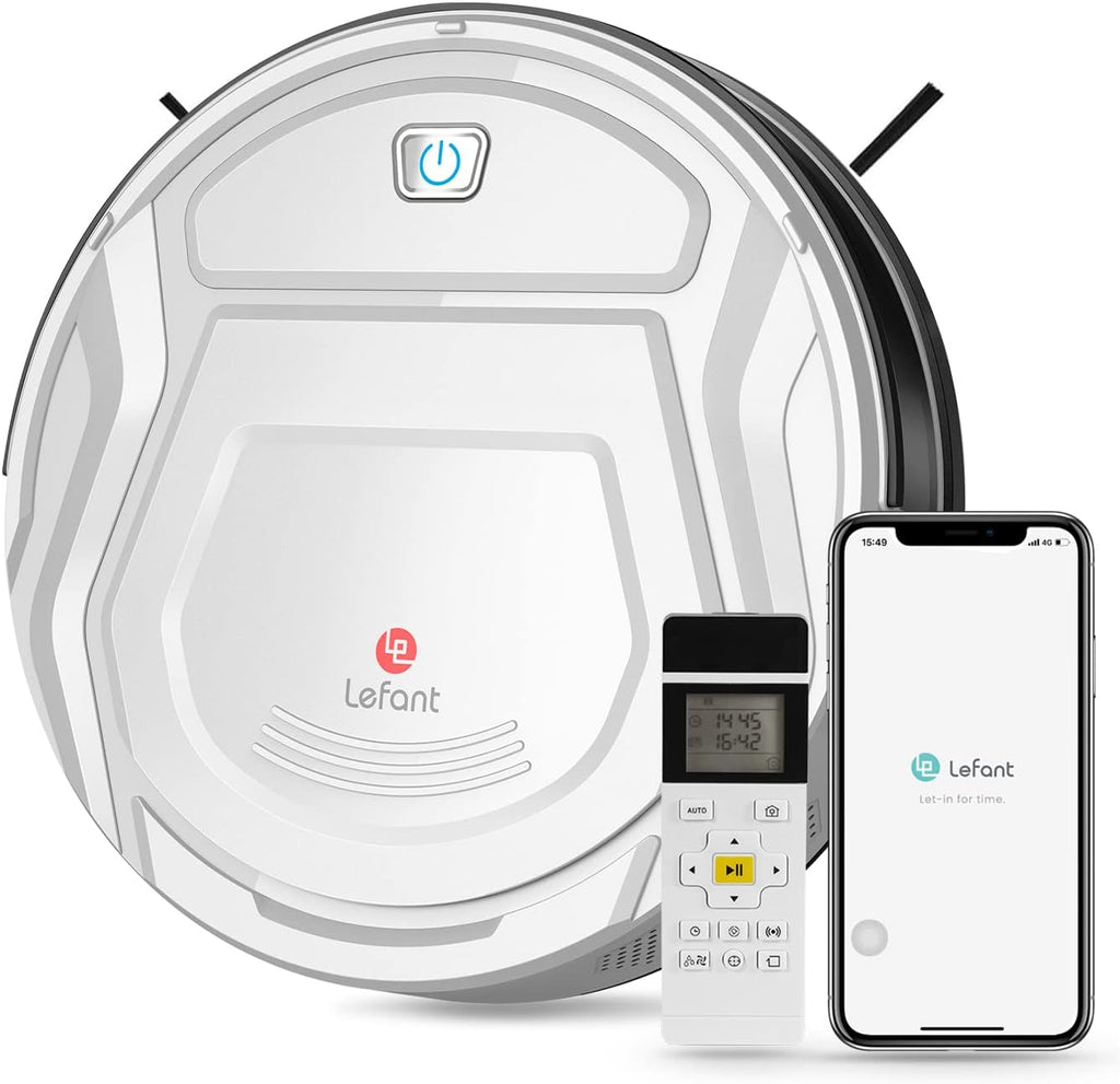 Robot Vacuum Cleaner, 1800Pa Suction, Slim, Quiet, Self-Charging M179507