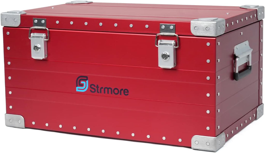 Red Aluminum Hard Protective Carrying Case A1843