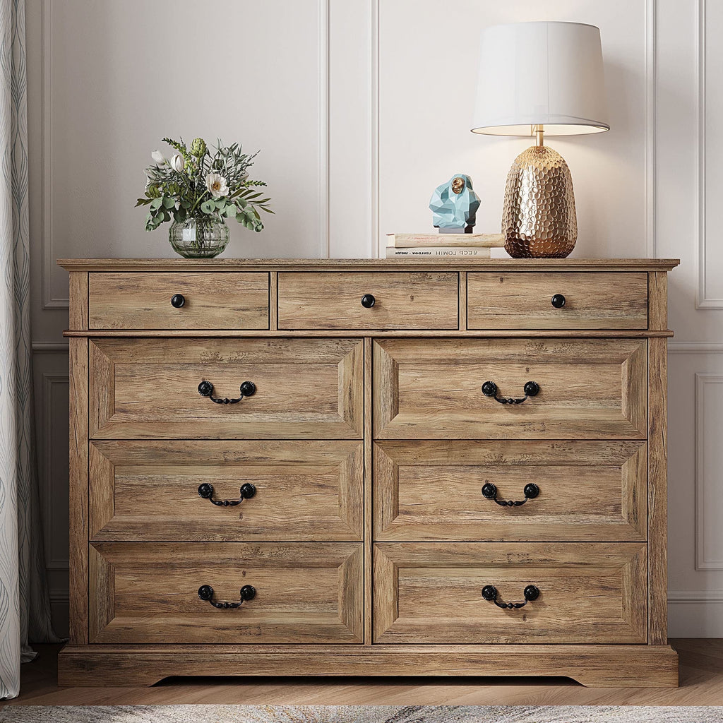 Rustic Oak 6 Drawer Dresser A531