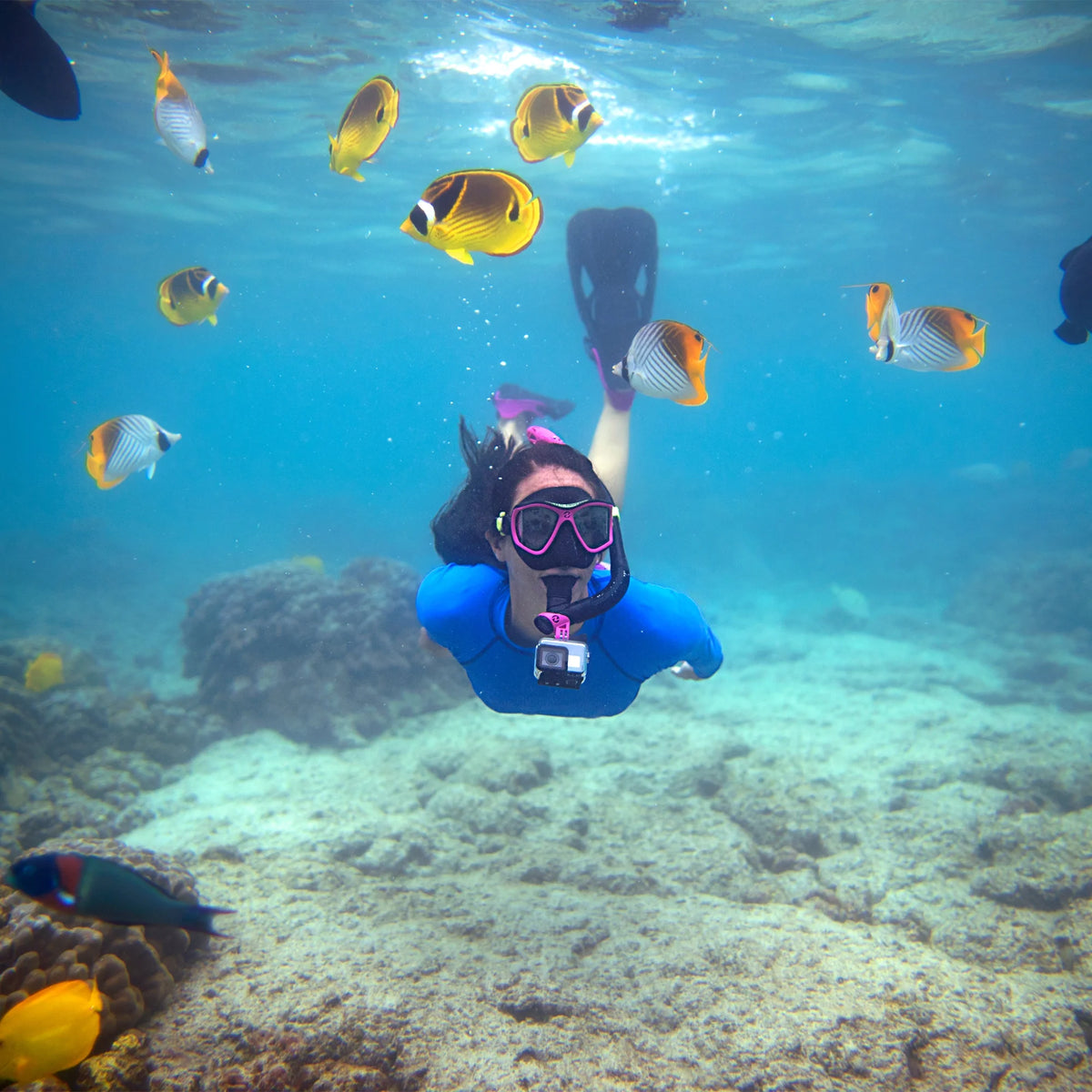 Mask, Snorkel, Fins/Bag Set U6238