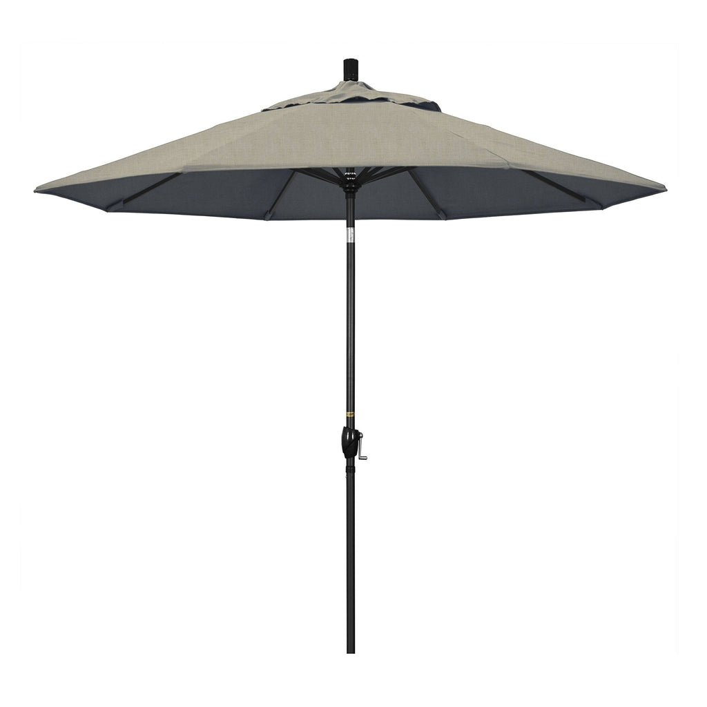 9 ft. Aluminum Push Button Tilt Market Umbrella, Beige H70455