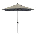 9 ft. Aluminum Push Button Tilt Market Umbrella, Beige H70455