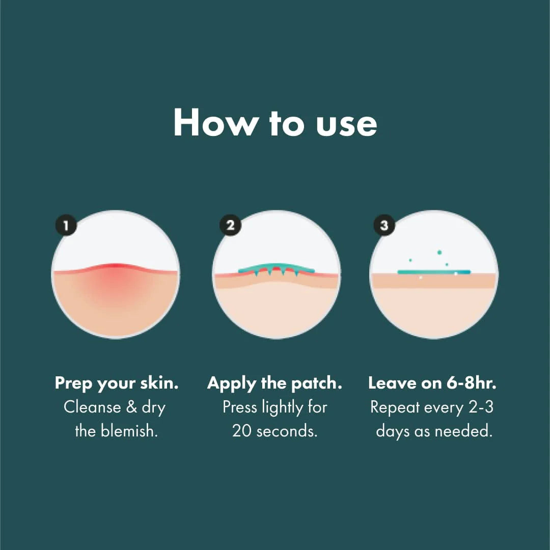 Hydrocolloid Acne Spot Treatment Patch 8 Patches U855266