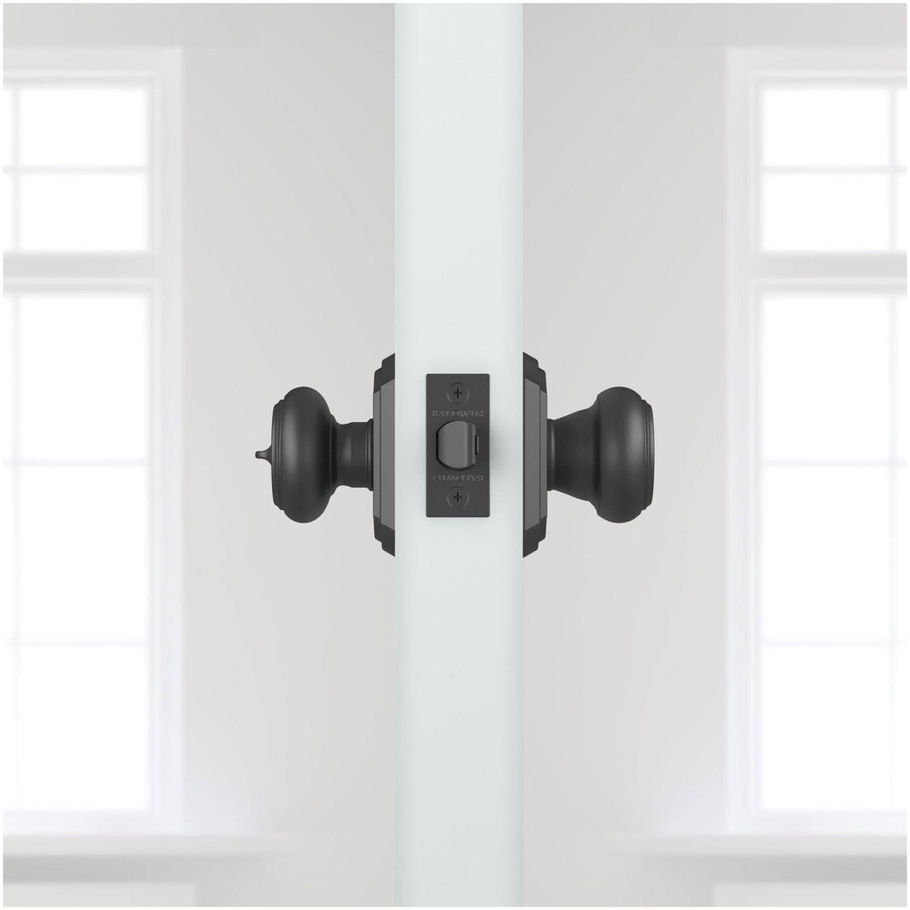 Satin Black Single Cylinder Keyed Entry Door Knob K4341