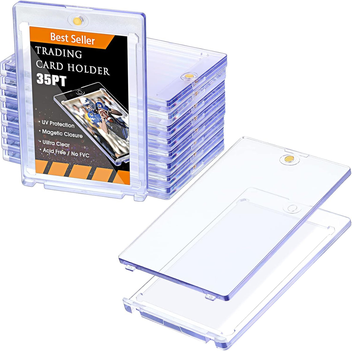 35 Pt Hard Card Case Card Protectors (20) B73036