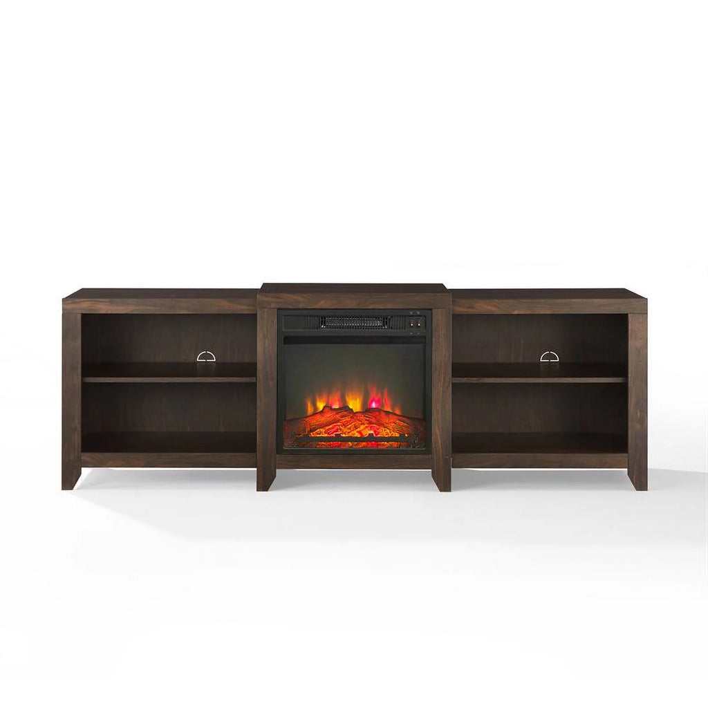 Dark Walnut Wood TV Stand C8315