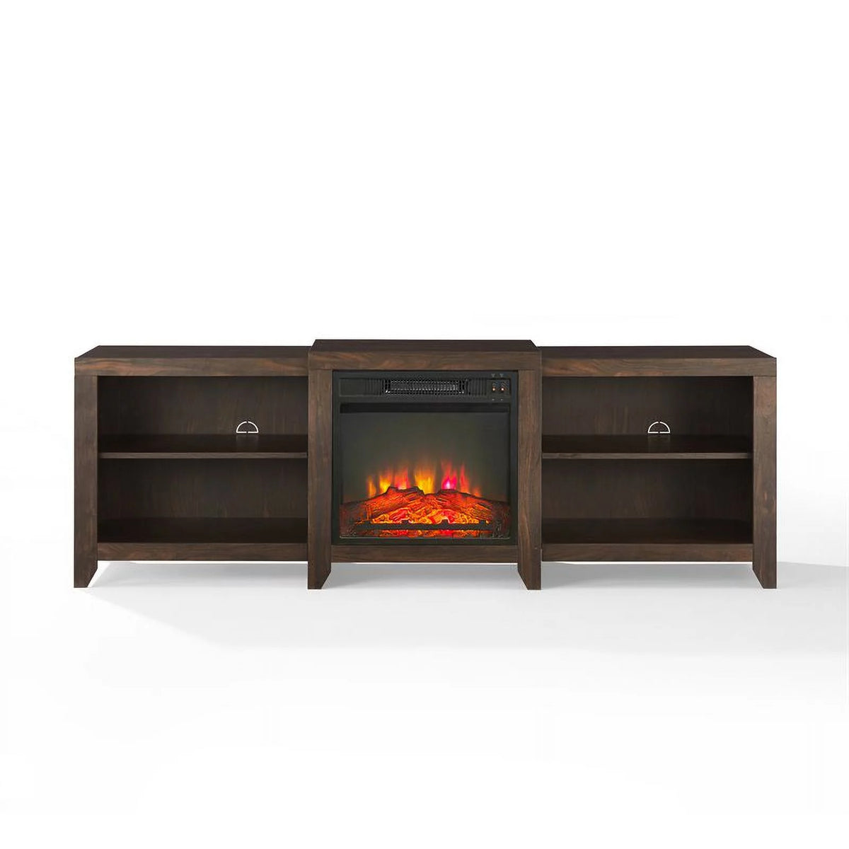 Dark Walnut Wood TV Stand C8315